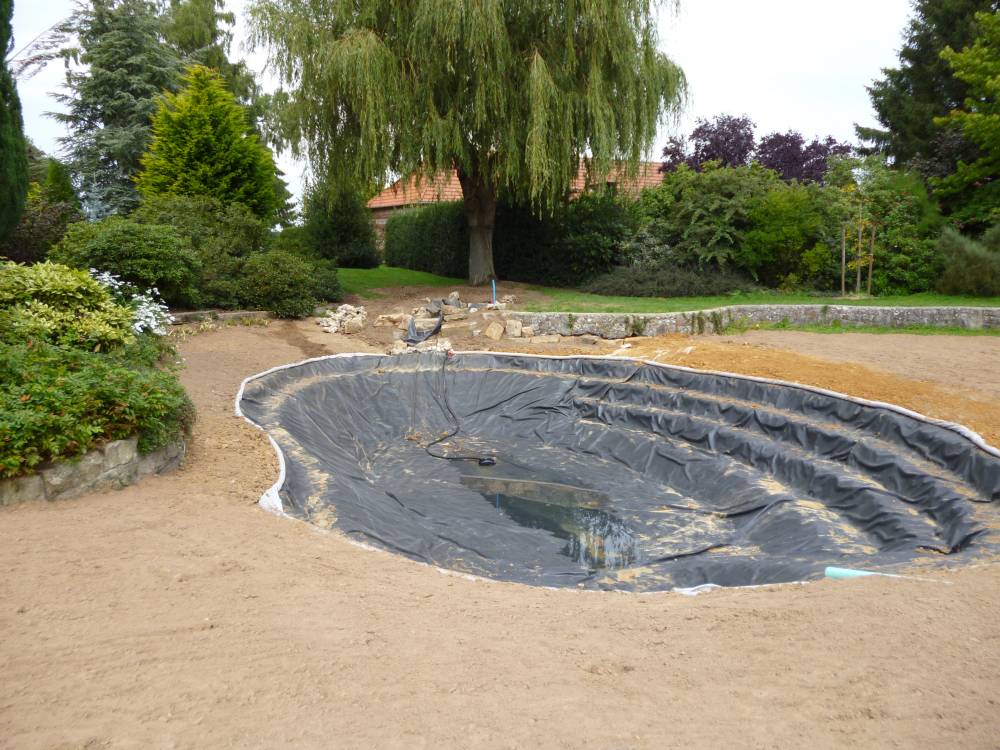 Installation de bassins et étangs Tournai - Paysagiste Orcq